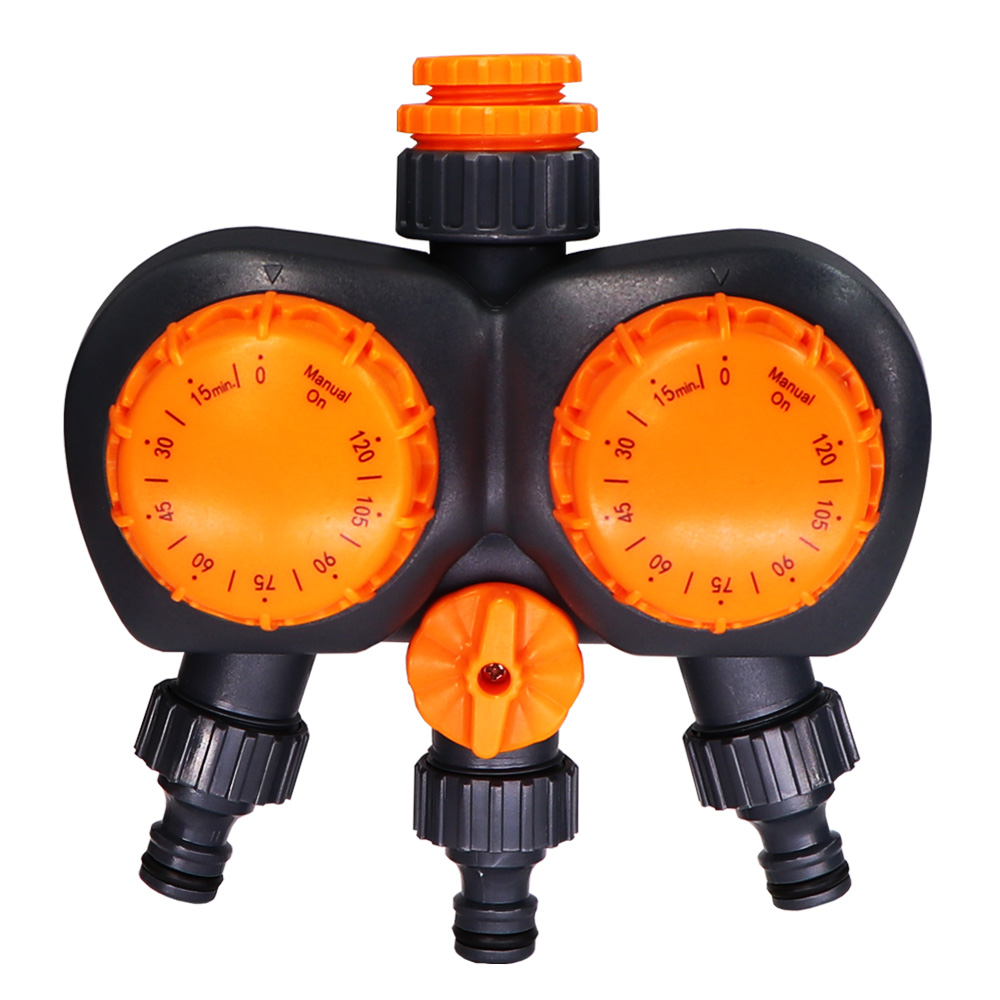 Outdoor Power Timer - Bahçe Mekanik 3 Yollu Zamanlayıcı Çift