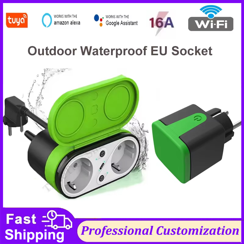 Outdoor Power Socket - Tuya EU 16A Wifi Akıllı Dış