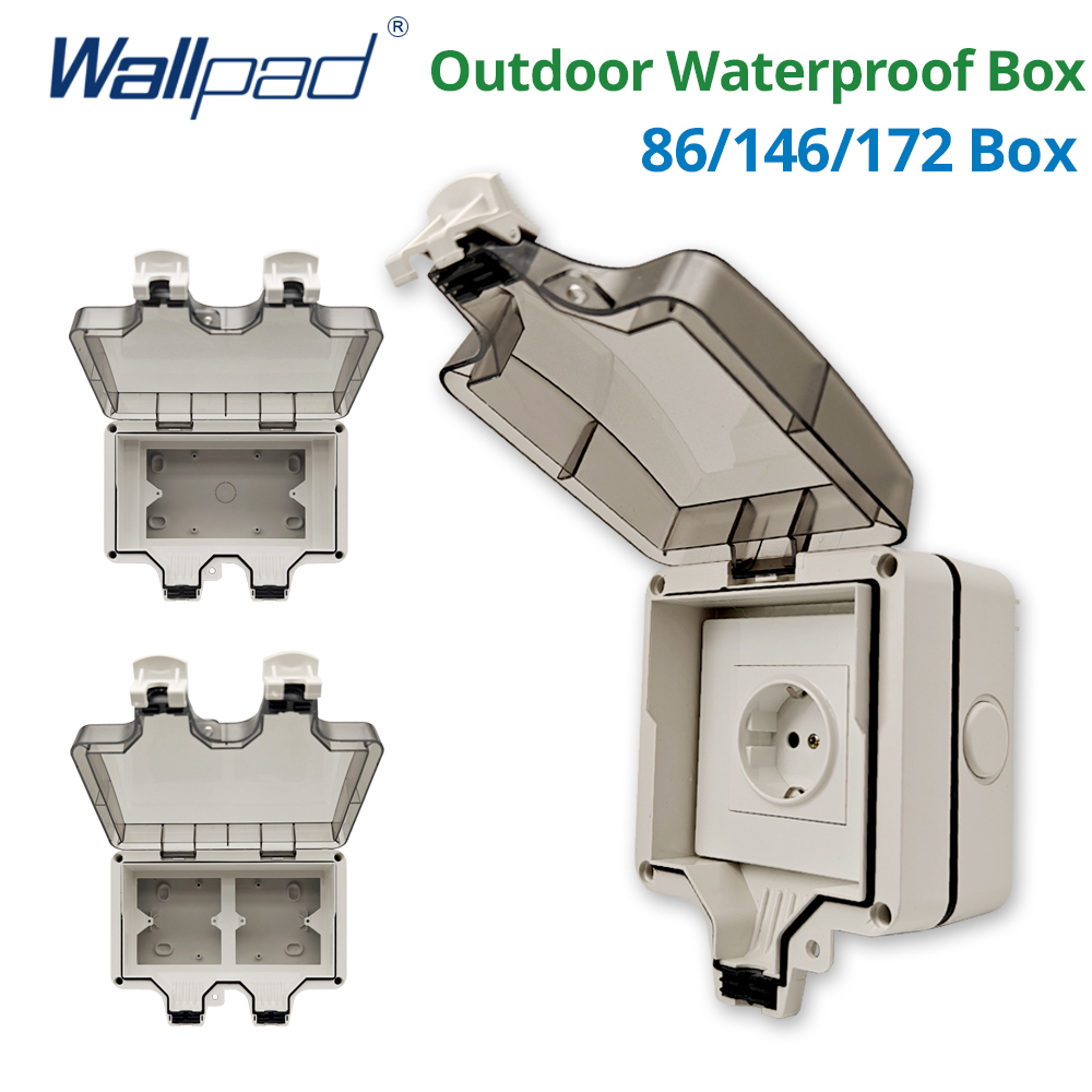 Outdoor Power Socket - Wallpad IP66 Toz Geçirmez Su Geçirmez