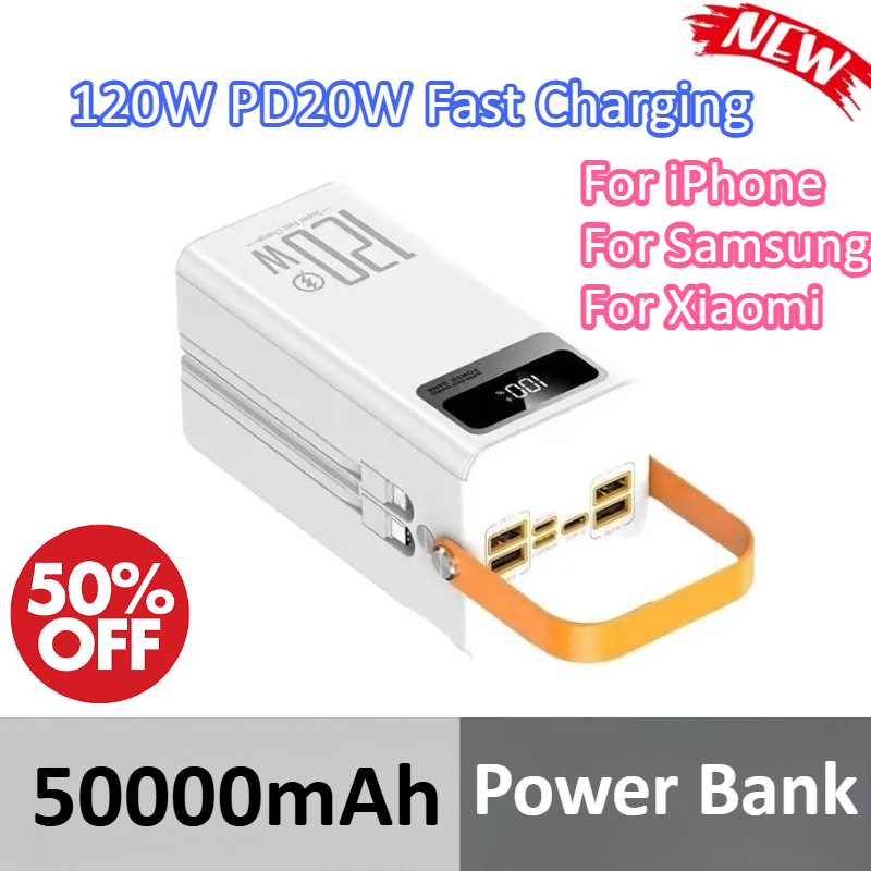 Xiaomi Outdoor Power Supply - 50000mAh 120W PD20W Hızlı Şarj iPhone