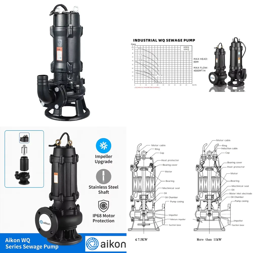 Water Pump Submersible - Elektrikli Dalgıç Paslanmaz Çelik Kanalizasyon Pompası