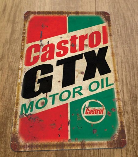 Castrol Oil Gtx - Vintage Castrol GTX Motor Yağı Reklamı