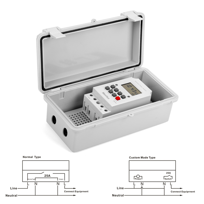 ManHua 220VAC 30A MT316SE-B Ya - Outdoor Power Timer incelemesi ve fiyatı