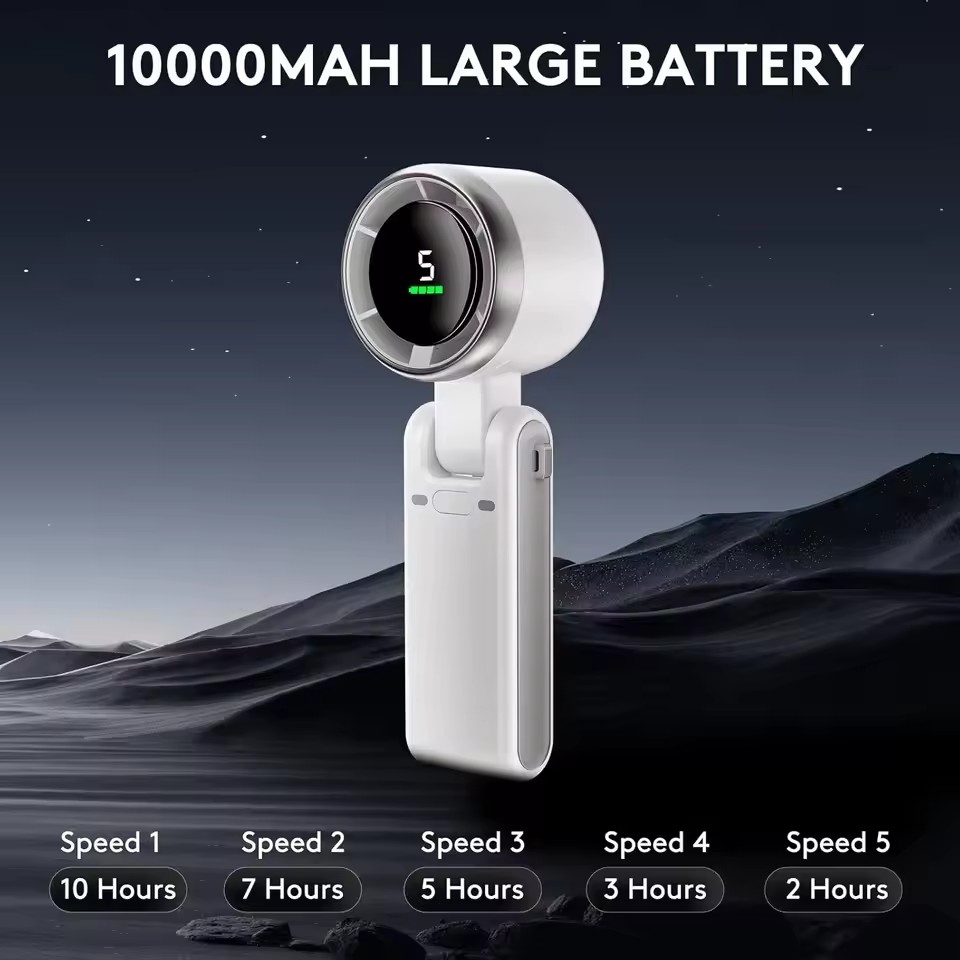 10000mAh Mini Boyun Askılı Fan - Outdoor Power Timer incelemesi ve fiyatı