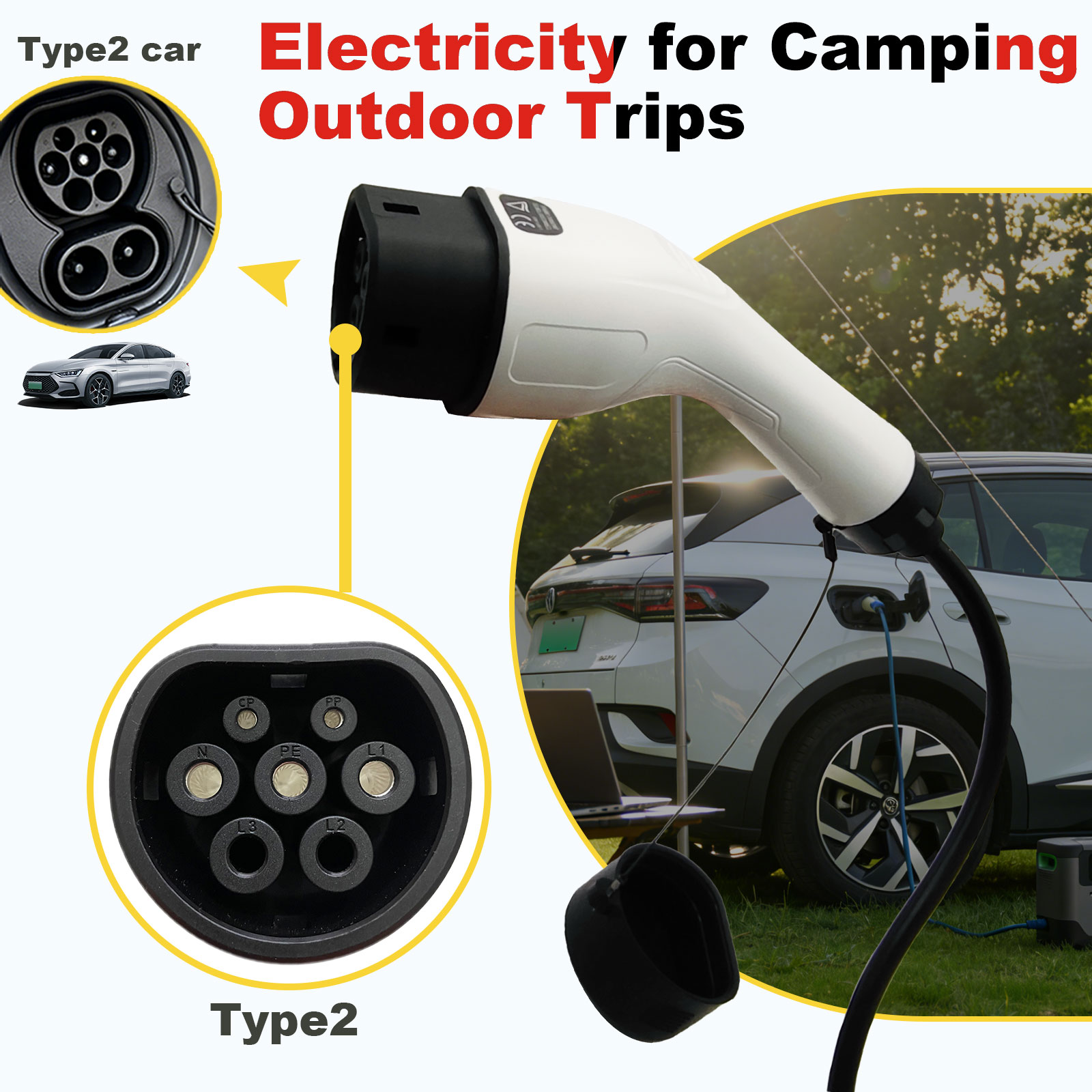 Tip2 V2L Deşarj Adaptörü 16A B - Outdoor Power Socket incelemesi ve fiyatı