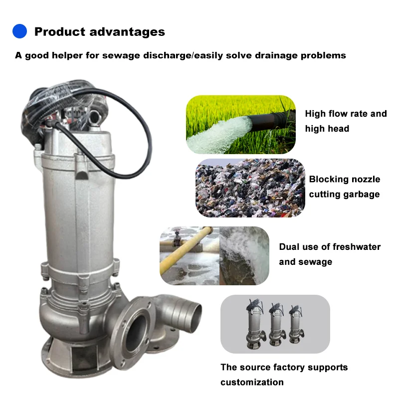Toptan Paslanmaz Çelik Tıkanma - Water Pump Submersible incelemesi ve fiyatı